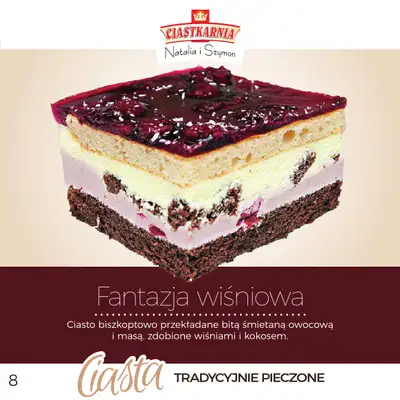 TOPAZ - gazetka promocyjna Pyszne ciasta na każdą okazję! od piątku 17.10 do środy 31.12 - strona 8