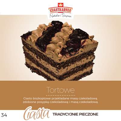 TOPAZ - gazetka promocyjna Pyszne ciasta na każdą okazję! od piątku 17.10 do środy 31.12 - strona 34