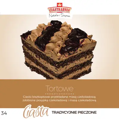 TOPAZ - gazetka promocyjna Pyszne ciasta na każdą okazję! od piątku 17.10 do środy 31.12 - strona 34