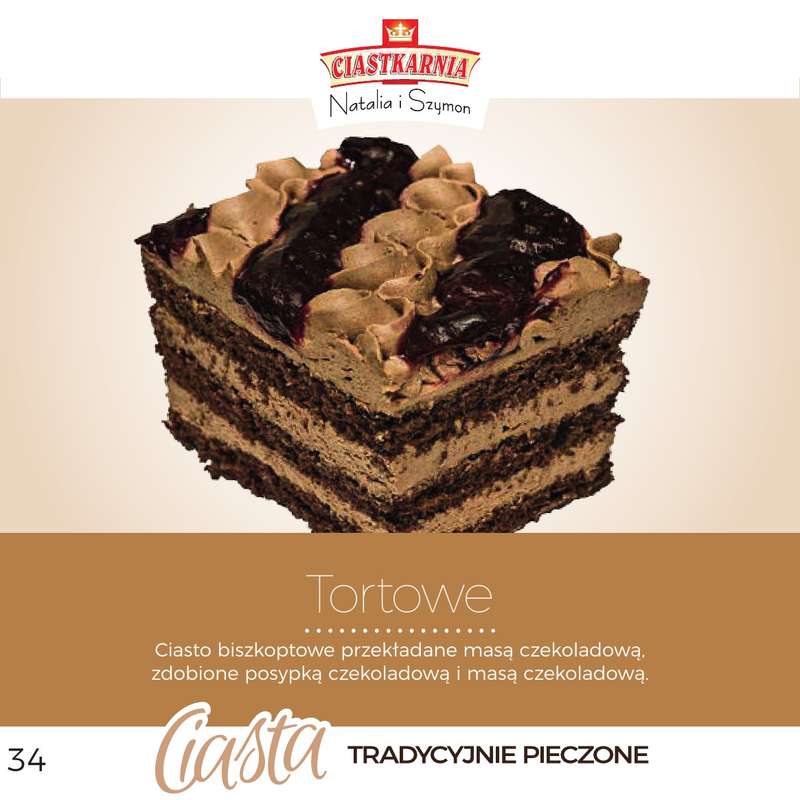 TOPAZ - gazetka promocyjna Pyszne ciasta na każdą okazję! od piątku 17.10 do środy 31.12 - strona 34