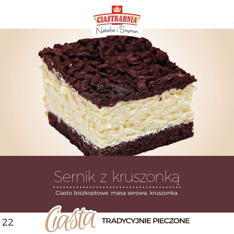 TOPAZ - gazetka promocyjna Pyszne ciasta na każdą okazję! od piątku 17.10 do środy 31.12 - strona 22
