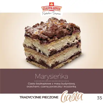 TOPAZ - gazetka promocyjna Pyszne ciasta na każdą okazję! od piątku 17.10 do środy 31.12 - strona 35