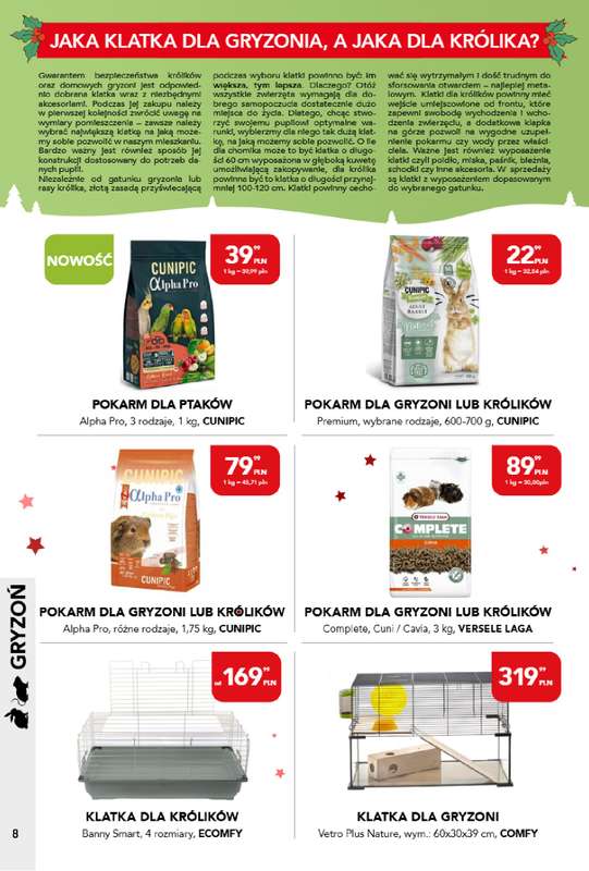 Aquael zoo - gazetka promocyjna Gazetka od środy 03.12 do środy 31.12 - strona 8