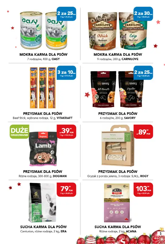 Aquael zoo - gazetka promocyjna Gazetka od środy 03.12 do środy 31.12 - strona 5