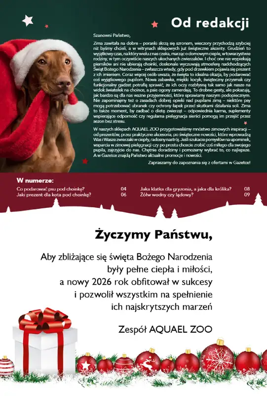 Aquael zoo - gazetka promocyjna Gazetka od środy 03.12 do środy 31.12 - strona 3