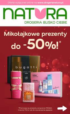 Drogerie Natura - gazetka promocyjna Do -50% Mikołajkowe prezenty od środy 03.12 do niedzieli 07.12