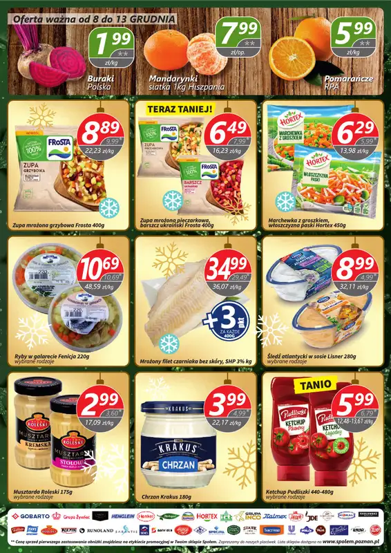 Społem - Blisko i Korzystnie - gazetka promocyjna Gazetka PSS Poznań od poniedziałku 08.12 do środy 31.12 - strona 7