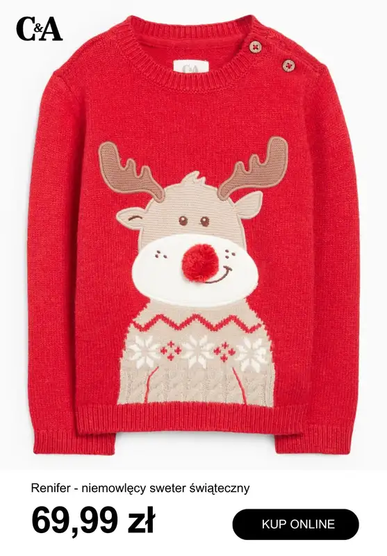 C&A - gazetka promocyjna Świąteczne stylizacje dla dziecka od środy 03.12  - strona 14