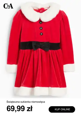 C&A - gazetka promocyjna Świąteczne stylizacje dla dziecka od środy 03.12  - strona 12