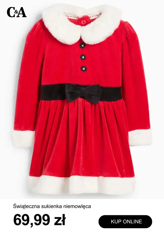 C&A - gazetka promocyjna Świąteczne stylizacje dla dziecka od środy 03.12  - strona 12