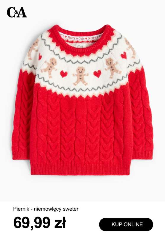 C&A - gazetka promocyjna Świąteczne stylizacje dla dziecka od środy 03.12  - strona 6