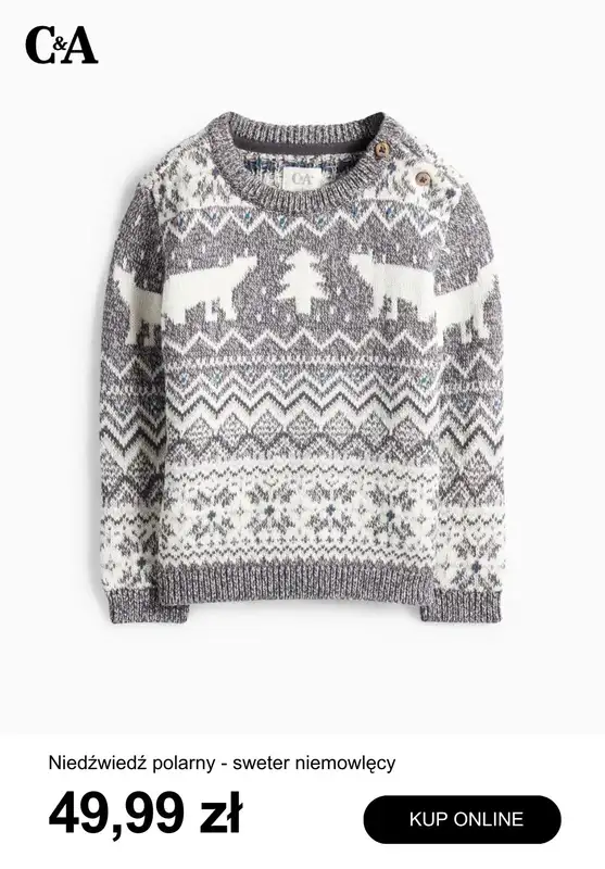 C&A - gazetka promocyjna Świąteczne stylizacje dla dziecka od środy 03.12  - strona 7