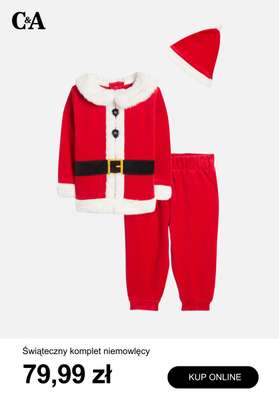 Świąteczny komplet niemowlęcy