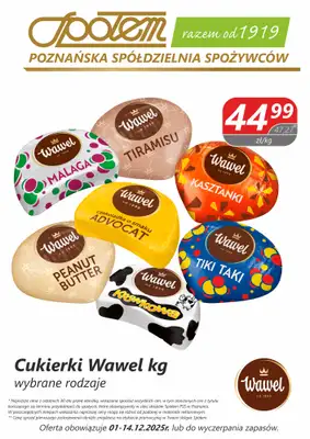 Społem - Blisko i Korzystnie - gazetka promocyjna Plakat promocyjny PSS Poznań od środy 03.12 do niedzieli 14.12