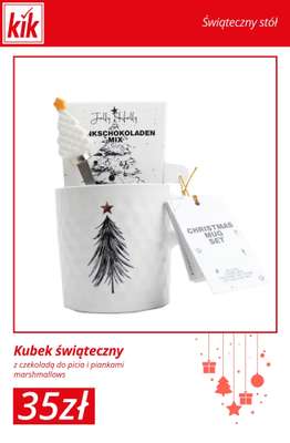 KiK - gazetka promocyjna Świąteczny Stół – akcesoria w supercenach! od środy 03.12  - strona 14