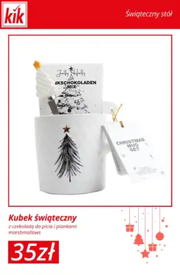 KiK - gazetka promocyjna Świąteczny Stół – akcesoria w supercenach! od środy 03.12  - strona 14