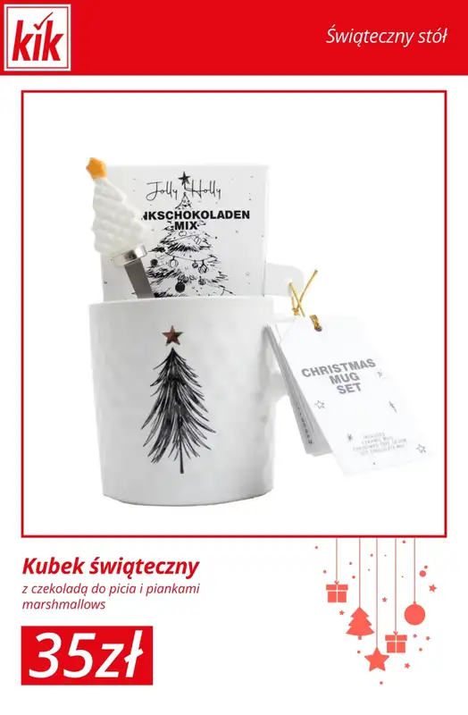 KiK - gazetka promocyjna Świąteczny Stół – akcesoria w supercenach! od środy 03.12  - strona 14