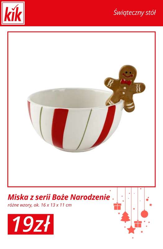 KiK - gazetka promocyjna Świąteczny Stół – akcesoria w supercenach! od środy 03.12  - strona 8
