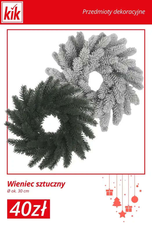 KiK - gazetka promocyjna Świąteczny Stół – akcesoria w supercenach! od środy 03.12  - strona 17