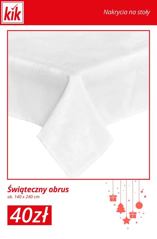 KiK - gazetka promocyjna Świąteczny Stół – akcesoria w supercenach! od środy 03.12  - strona 11
