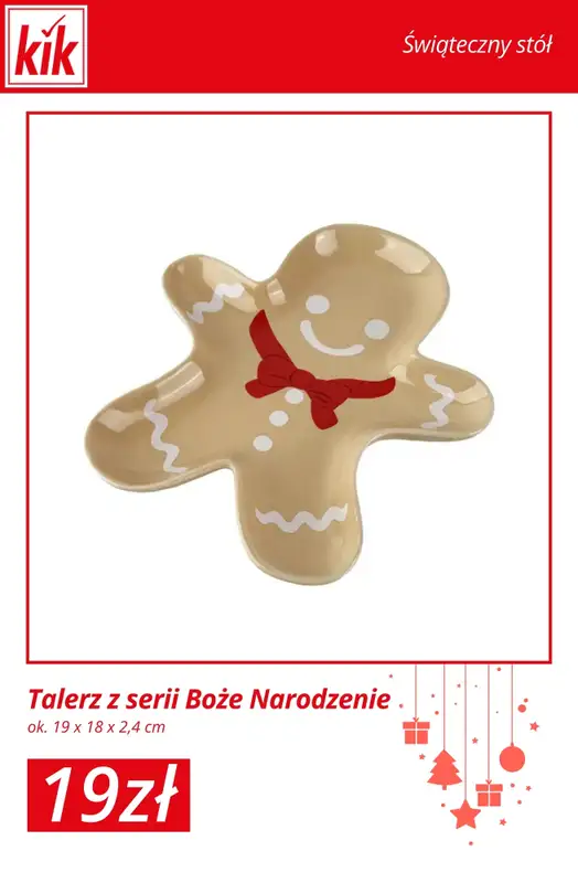 KiK - gazetka promocyjna Świąteczny Stół – akcesoria w supercenach! od środy 03.12  - strona 9