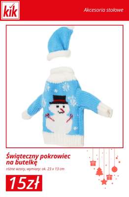 KiK - gazetka promocyjna Świąteczny Stół – akcesoria w supercenach! od środy 03.12  - strona 4