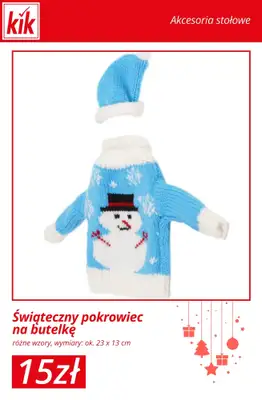 KiK - gazetka promocyjna Świąteczny Stół – akcesoria w supercenach! od środy 03.12  - strona 4