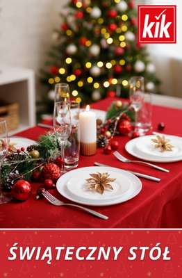 KiK - gazetka promocyjna Świąteczny Stół – akcesoria w supercenach! od środy 03.12 