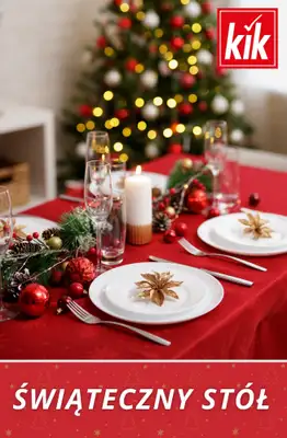 KiK - gazetka promocyjna Świąteczny Stół – akcesoria w supercenach! od środy 03.12 
