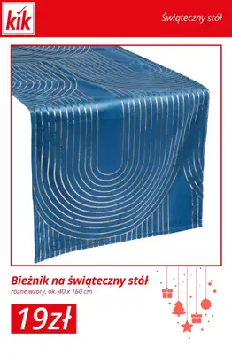 KiK - gazetka promocyjna Świąteczny Stół – akcesoria w supercenach! od środy 03.12  - strona 13