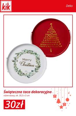 KiK - gazetka promocyjna Świąteczny Stół – akcesoria w supercenach! od środy 03.12  - strona 5