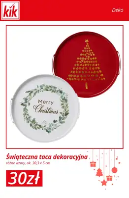 KiK - gazetka promocyjna Świąteczny Stół – akcesoria w supercenach! od środy 03.12  - strona 5