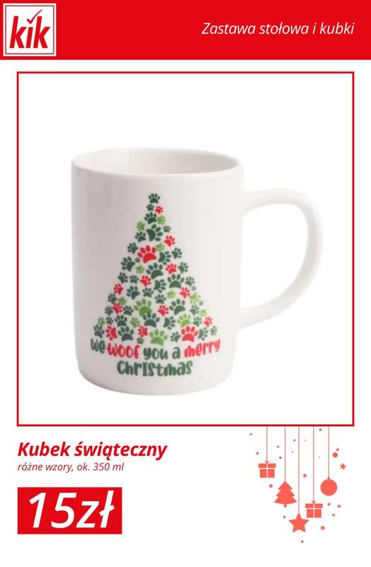 KiK - gazetka promocyjna Świąteczny Stół – akcesoria w supercenach! od środy 03.12  - strona 7