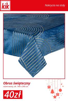 KiK - gazetka promocyjna Świąteczny Stół – akcesoria w supercenach! od środy 03.12  - strona 2