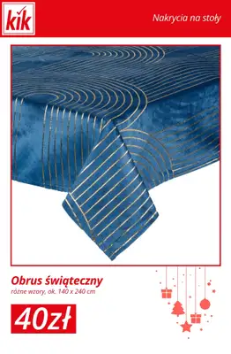 KiK - gazetka promocyjna Świąteczny Stół – akcesoria w supercenach! od środy 03.12  - strona 2