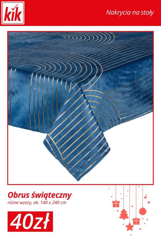 KiK - gazetka promocyjna Świąteczny Stół – akcesoria w supercenach! od środy 03.12  - strona 2