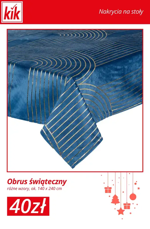 KiK - gazetka promocyjna Świąteczny Stół – akcesoria w supercenach! od środy 03.12  - strona 2