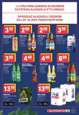 SPAR - gazetka promocyjna Gazetka Eurospar od poniedziałku 08.12 do wtorku 23.12 - strona 23