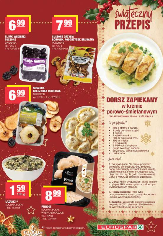 SPAR - gazetka promocyjna Gazetka Eurospar od poniedziałku 08.12 do wtorku 23.12 - strona 3
