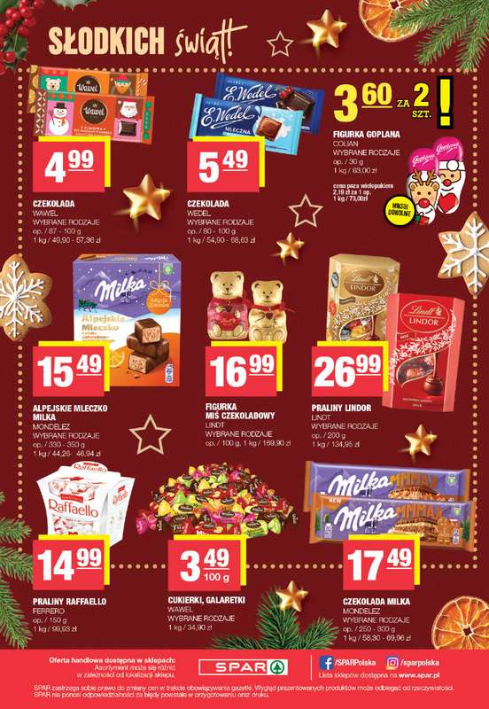 SPAR - gazetka promocyjna Gazetka Spar od poniedziałku 08.12 do wtorku 23.12 - strona 12