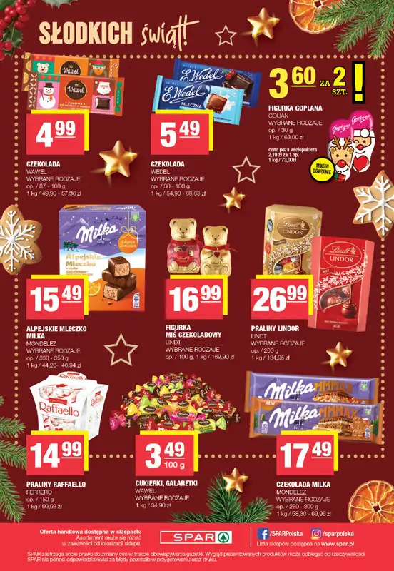 SPAR - gazetka promocyjna Gazetka Spar od poniedziałku 08.12 do wtorku 23.12 - strona 12