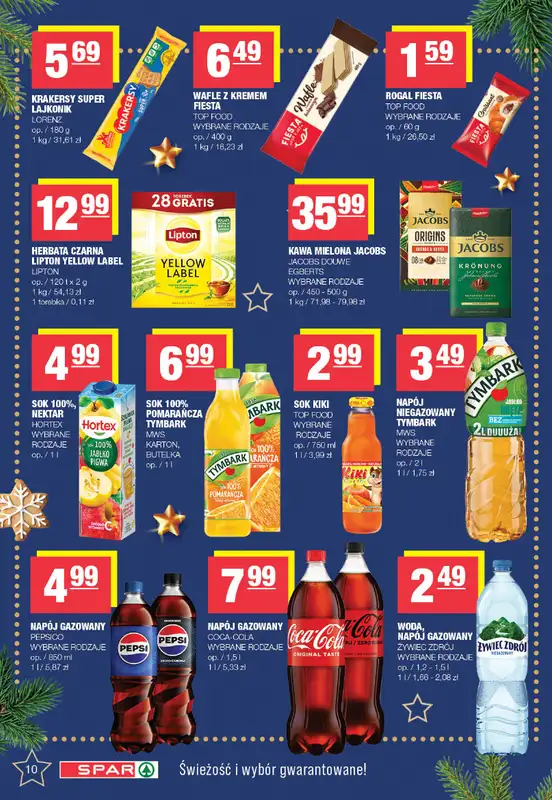 SPAR - gazetka promocyjna Gazetka Spar od poniedziałku 08.12 do wtorku 23.12 - strona 10