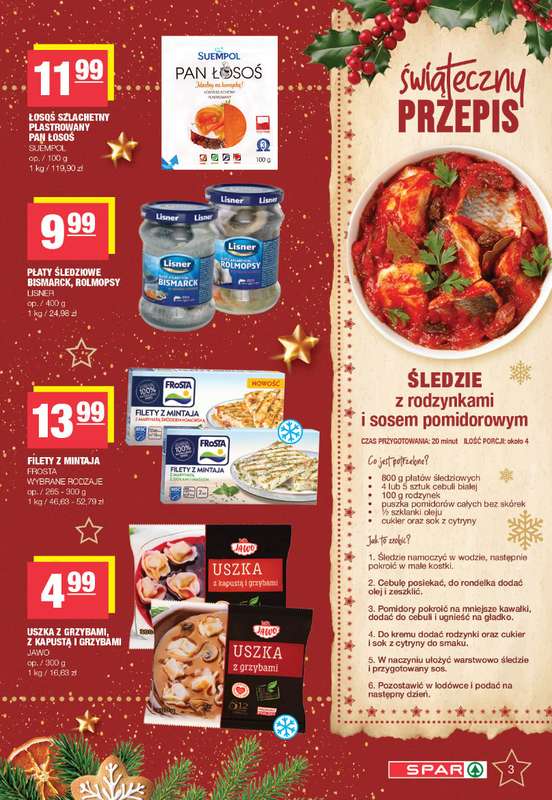 SPAR - gazetka promocyjna Gazetka Spar od poniedziałku 08.12 do wtorku 23.12 - strona 3