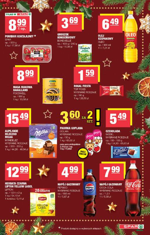 SPAR - gazetka promocyjna Gazetka Spar Mini od poniedziałku 08.12 do wtorku 23.12 - strona 3