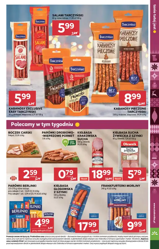 Stokrotka - gazetka promocyjna Gazetka Supermarket od czwartku 04.12 do środy 10.12 - strona 17