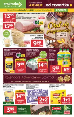Stokrotka - gazetka promocyjna Gazetka Supermarket od czwartku 04.12 do środy 10.12