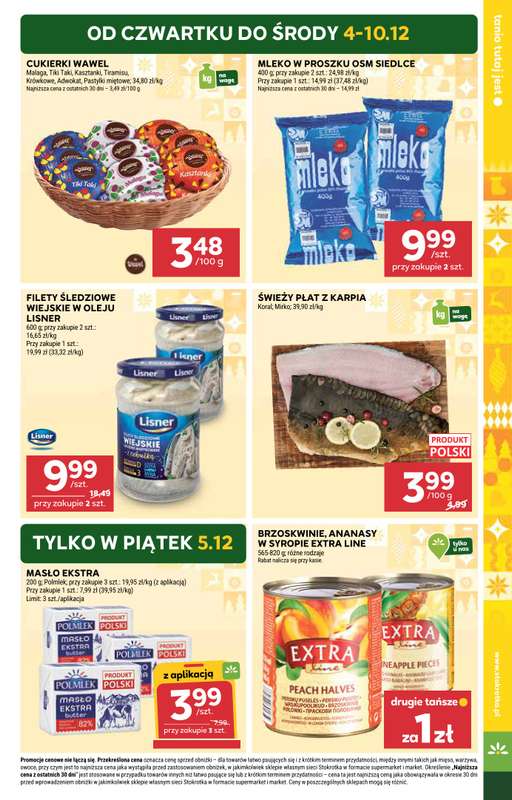 Stokrotka - gazetka promocyjna Gazetka Supermarket od czwartku 04.12 do środy 10.12 - strona 5