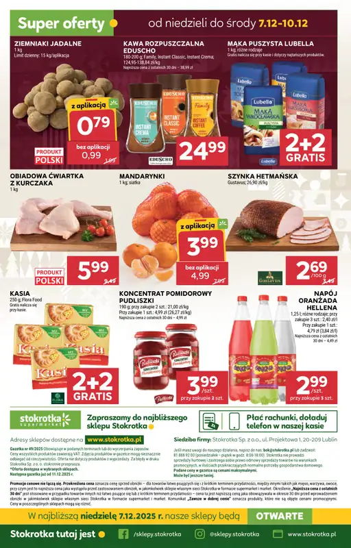 Stokrotka - gazetka promocyjna Gazetka Supermarket od czwartku 04.12 do środy 10.12 - strona 51