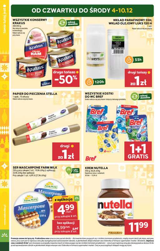 Stokrotka - gazetka promocyjna Gazetka Supermarket od czwartku 04.12 do środy 10.12 - strona 6