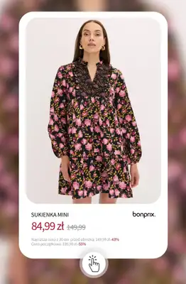 bonprix - gazetka promocyjna Sukienki na wyprzedaży - od 39,99 zł od środy 03.12 do wtorku 09.12 - strona 19